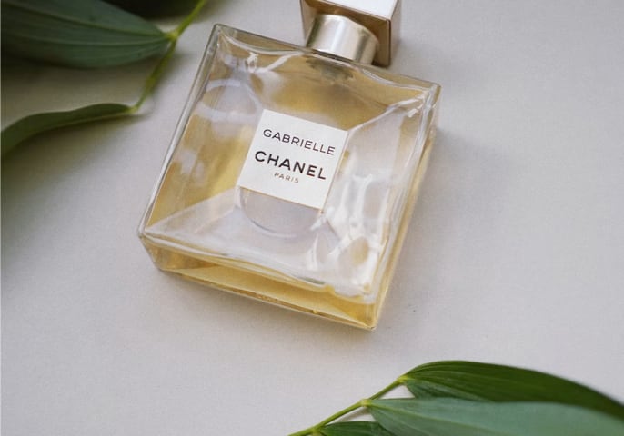 bottle of Gabrielle perfume